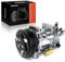 Frankberg Compressore dell'aria condizionata con frizione Compatibile con 207 WA WC WD WK 307 3A/C 3E 3B 3H Berlingo B9 C3 SC SH 308 4B 4A 4C 4E 4H C4 LA LC UA 9659875780, con l'olio preconfezionato
