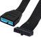 GINTOOYUN Cavo di prolunga USB 3.0, adattatore interno USB 3.0 19/20 pin maschio a femmina (15 cm)