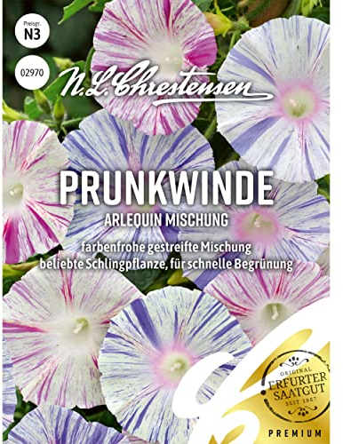 Prunkwinde Arlequin Mischung, N.L. Chrestensen Blumensamen Mischung für Garten und Wiese