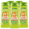 Garnier Fructis Vitamine & Forza Shampoo Fortificante per Capelli Fragili e Soggetti a Caduta Azione Rinforzante con Estratto di Arancia Rossa Formula con Vitamina C e Biotina - 5 Flaconi da 250ml