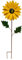 Muzrunq Tournesol moulins à Vent Jardin Moulin à Vent Fleur Fleur de Vent filante Tournesol moulins de Vent Jardin Ornements de Jardin Jardin extérieur fête du Jardin - Jaune