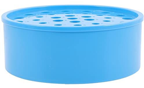 ULTECHNOVO Support De Tubes Rond pour Laboratoire Organisateur Pratique à Emplacements pour Tubes De Centrifugation pour Recherche Scientifique Et Scolaire