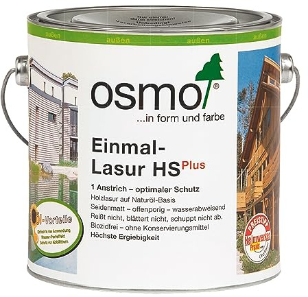 Osmo Einmal-Lasur HSPlus Nußbaum seidenmatt und transparent 750ml