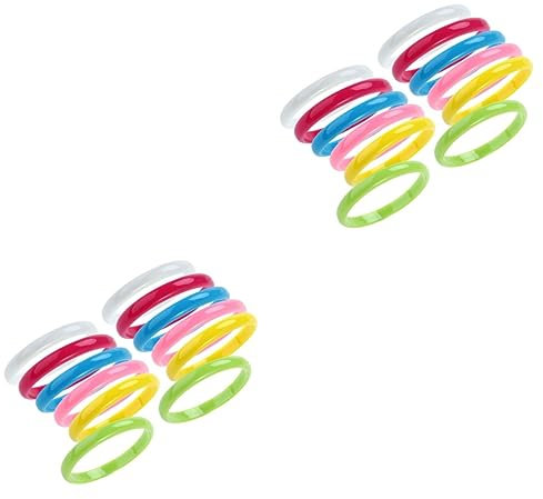 ibasenice 24 Stk Armband Masse Armband Für Frauen Für Mädchen Armband Für Mädchen Armreif Für Mädchen Armbänder Für Mädchen Frauen Armbänder Sterling Party-armreif Zubehör Kind Mode