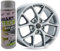 Smart Tech Pintura en Spray para LLantas de Aluminio LLantas de Aleación y Chapa color Plata RAL9240 400ml