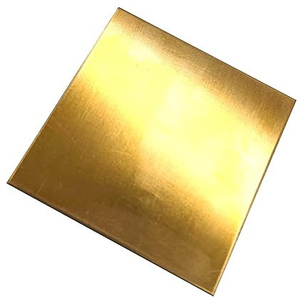metal plate Brass Sheet Plate 5mm Brass Sheets for Engraving Art Craft Decoration Hobbies copper mechanical (Size : 5x250x250mm 1pc)
