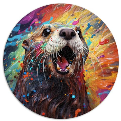 Puzzle Puzzle Otter bunt Puzzle für Erwachsene 1000 26,5x26,5 Zoll Lernpuzzle Spiel zum Geburtstag