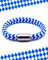 Generisch JoJewelry Trachten Armband Blau Weiß Volksfest München (20 cm)