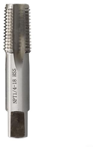 Cortador de rosca interno eficiente 1pc Taper Pipe Tap, 4 18 NPT en acero de alta velocidad