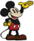 1928 Original Mouse Patch, 3.15 inches - Iron On/Sew On - Steamboat Willie, Cute Mouse Applique for Jackets, Jeans, Hats, Clothes, Backpacks, Tote Bags