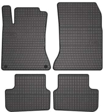Wielganizator SolidPRO Gummimatten passend für Mercedes W246 (2011-2018) | Qualität: Premium - Genaue Passform, rutschfest 4-teilig Fußmatten- Schwarz