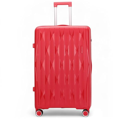 Infinity Medium Suitcase 24 Lightweight Hard Shell Luggage 4 Wheels Spinner 3-Digit TSA Lock Hard Shell Luggage for 15 to 20kg