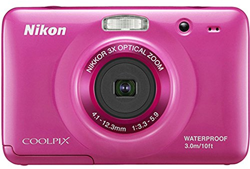 Nikon COOLPIX S30 10.1 MP Digital Camera with 3x Zoom Nikkor Glass Lens and 2.7-inch LCD (Pink) (Renewed)