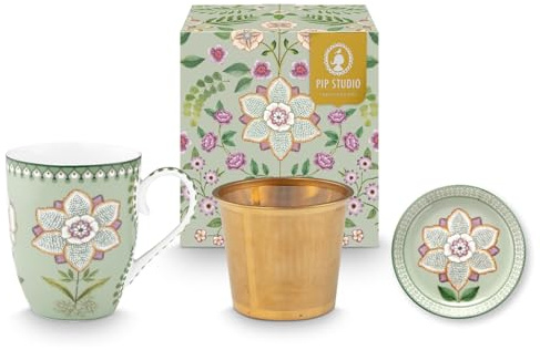 Pip Studio Lily&Lotus Light Green Teeset für eine Person 0,365l