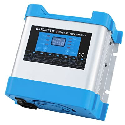 Photonic Universe 20A 12V intelligent automatic multi-stage mains battery charger with a power supply function, for safe unattended charging of a 12V battery or battery bank from 230V AC mains
