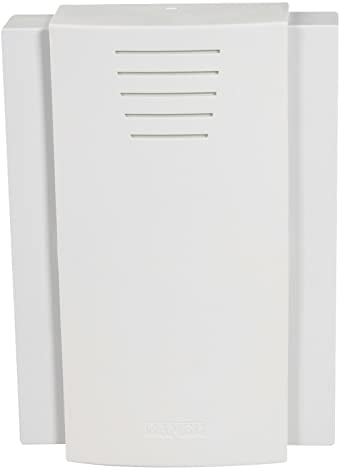 SUNDI Türgong Gong Mit Eingebautem Transformator Türglocke Türklingel 230V Kunststoff Metall Weiß Largo, Weib