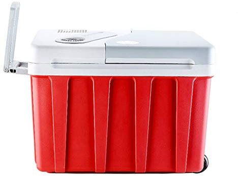 MU Portable Car Refrigerator -40L Compact Refrigerator Holds 60 X 330Ml Cans |（Red）