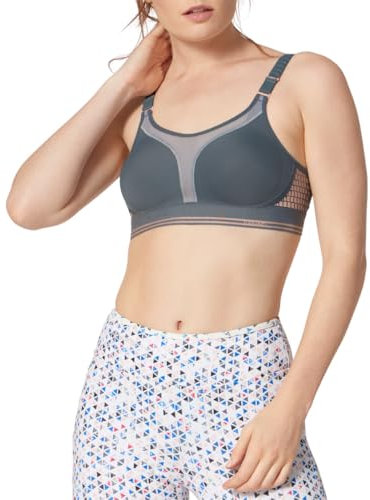 Triumph Damen Triaction Extreme Lite N EX Sports bra non-wired, GRAU, 80B