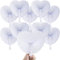 Icelus 60 Stück Papierfächer Handfächer Fächer Hochzeit Hochzeitsfächer Taschenfächer Faltfächer Faltbar Gastgeschenk Für Sommer Gelegenheiten, Party, Hochzeiten im Freien, DIY, Wand Dekoration