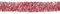 Creativery Weihnachtsgirlande Lametta 7cm x 3m Lamettagirlande Baumgirlande Christbaumdeko Altrosa