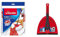 Vileda EasyWring and Clean Turbo 2-in-1 Microfibre Mop Refill Head, White/Red & Brush Set