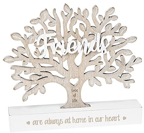 Shudehill Giftware Joe Davies Family Tree Friends Stand Plaque - Small JD320883