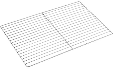 Cabilock Grille De Barbecue INOX Durable 45X30Cm pour Camping Et Jardin Accessoire Barbecue en Acier Inoxydable SéCurisé Et Polyvalent