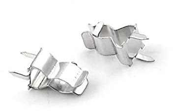 Vepoty Sicherungshalter Clip 100pcs 5x20mm Versicherungskopfball Kupferklemme Lötplatte Schneller Schneller Blow Fuses Halter