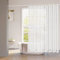 WOLTU Duschvorhang 200x200 cm, Badevorhang halbtransparent 0.2mm Eva mit Gewicht Magnet unten, Vorhang wasserdicht antischimmel, mit 3D Muster 12 Duschvorhangringen, für Dusche Badewa