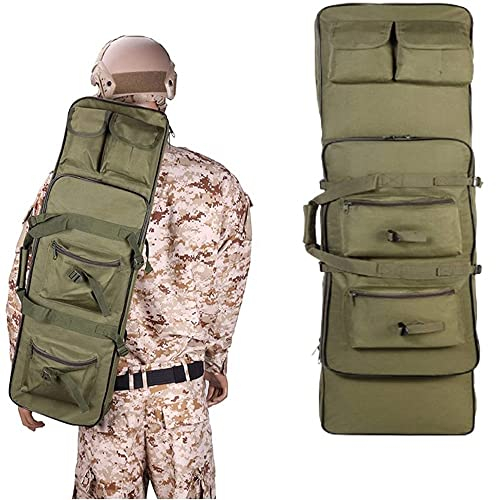 EBSBAG Gewehrkoffer Schrotflinten-Airsoft-Koffer, Aufbewahrung, Taktische Gewehrtasche, Taktische Waffentasche, M4-Waffentasche, Pistolen-Airsoft-Rucksack für Jagd, Angeln, Schießsport (G