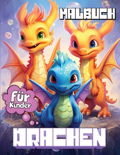 Drachen Malbuch: Mit über 50 einzigartigen und wunderschönen Malvorlagen für Babydrachen für Kinder im Alter von 8 bis 12 Jahren, Jungen, Teenager und ... Geschenk zur Entspannung und zum Stressabbau.
