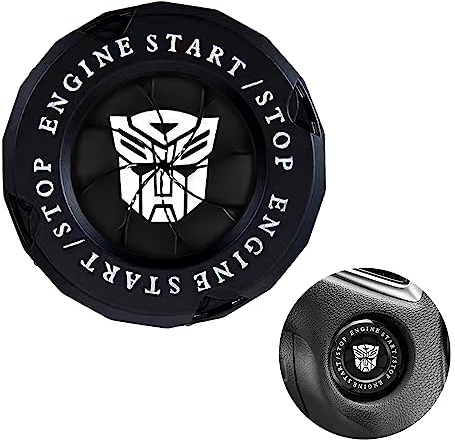 Swivel Start Button Cover, Universal Car Engine Start Button Cover, Autobots Car Stickers, Interior Decoration, Car Accessories, Ignition Switch Cover