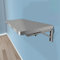 Wandmontierter Tisch aus Edelstahl, Klapptisch zur Wandmontage, Wandschreibtisch, schwebender Tisch for Aufhängen, Computertisch, Werkbank, for Arbeitszimmer, Schlafzimmer, Badezimmer, Balkon ( Size :