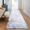 Floordirekt Teppich Läufer für Küche, Flur & Wohnraum Küchenläufer - Rutschfester Moderner Flurteppich für Wohnzimmer & Schlafzimmer - Meterware - 80 x 100 cm, Aqua