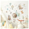 DEKO KINDERZIMMER Wandsticker Waldtiere Tipi Wandtattoo für Babyzimmer Luftballons Bär Wandaufkleber für Kinderzimmer Wanddeko DK1139-02