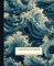 Composition Notebook College Ruled: Vintage Retro Ocean Waves | Art Aesthetic Journal for College, School & Work