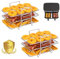 YQL 2PCS Three-Layer Air Fryer Racks for Ninja Foodi Dual Zone AF300UK, 304 Stainless Steel Stackable Airfryer Shelf Trays, Air Fryer Accessories for Ninja, Tower, Salter, EMtronics Double Basket