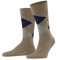 Burlington Herren Socken Edinburgh M SO Wolle gemustert 1 Paar, Braun (Camel 5038) neu - umweltfreundlich, 46-50