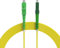 nexinex - 75m Glasfaserkabel LC/APC auf SC/APC Patchkabel | LWL Simplex Singlemode OS2 FTTH Glasfaser Lichtwellenleiter Kabel