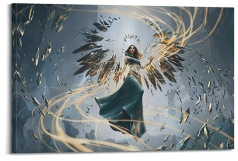 MYSJWLPOT Poster The Elder Scrolls, dekoratives Gemälde, Leinwand, Wandposter und Kunstdruck, moderne Familienschlafzimmer-Dekoration, Poster, 20 x 30 cm