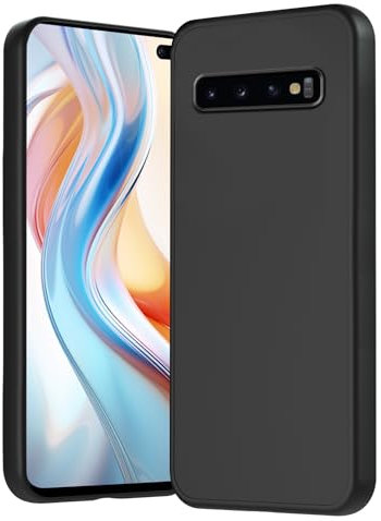 Agedate Dünn Handyhülle für Samsung Galaxy S10 Plus, Antikratzer, Anti-Schock, Anti-Rutsch Schutzhülle, Unterstützt kabelloses Laden,Anti-Fingerabdruck Fallschutz Handyhülle für S10 Plus