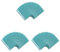Oxford Schnellhefter A4, aus Kunststoff, türkis, 30er Pack, 31 x 22,8 x 0,3 cm