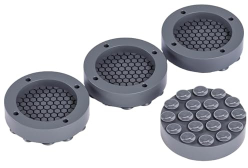 Waschmattenschutz, Anti-Vibrationspads für Trockner, vergrößerte Waschmattenschutz, Saugmatte für Laufband, Gerät Vibrationsdämpfer 6,2 cm für Waschmaschine, Trockner, Laufband