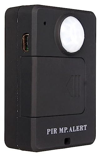 Solimery Mini GSM PIR Alarma Sensor de Movimiento Alarma Infrarroja InaláMbrica GSM Alarma Antirrobo Detector de Movimiento con Enchufe de la UE