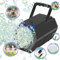 Machine à Bulles Portable De Mise à Niveau, Machine à Bulles Automatique 20000 + Bulles/Min avec Solution à Bulles/LumièRe, Machine à Bulles pour Enfants,Cadeau D'extéRieur pour Mariage/Fête