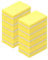 10pcs Nail Buffer Block Professional Nail Sponge File Polisher Block Tools Manicure Pedicure Supplies Sliders Buffers for Nails(Yellow)