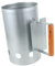 VICASKY Allume-feu de cheminée avec allume-charbon de bois ergonomique et sûr pour barbecue et barbecue, pour le camping et les barbecues, résistant à la chaleur