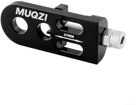 Sistema de fijación de cadena para bicicletas plegables con opciones de ajuste preciso (rojo)