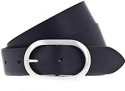 Vanzetti Damen Gürtel Oval 3cm silber 80