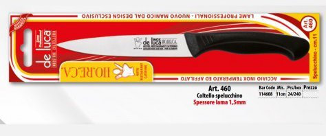 De Luca Coltellerie DEL163 Coltello Spelucchino, Multicolore